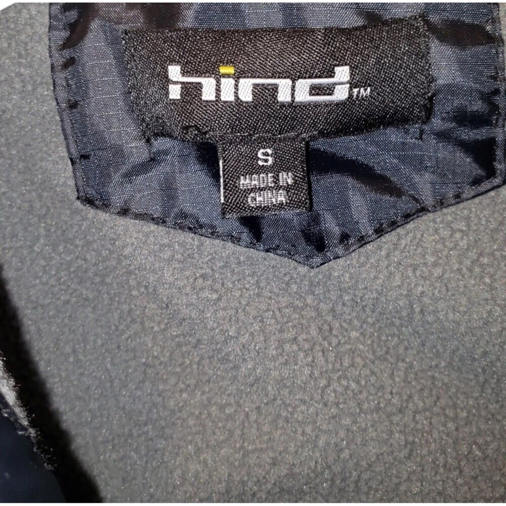 PUFFER VEST Quilted Fleece Lined Black Small - Picture 6 of 7